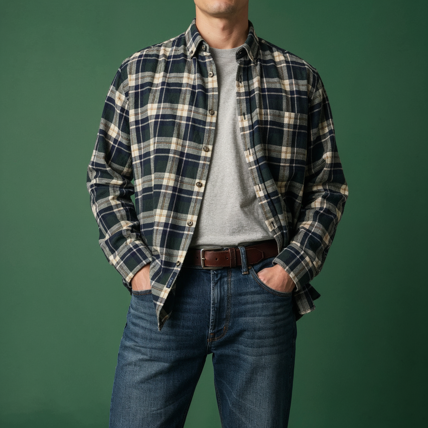 Mix Camicie Uomo Invernali Vintage (Anni ’80–’90)