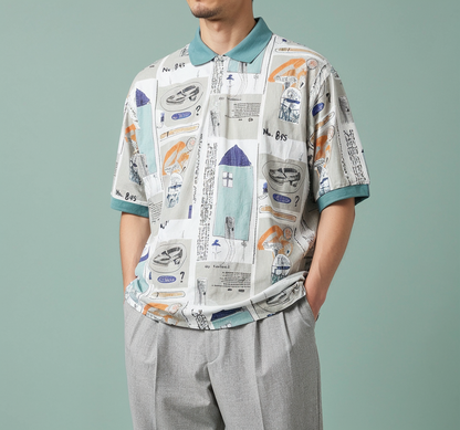 Mix Polo & T-Shirt Uomo Estive Vintage (Anni ’80–’90)